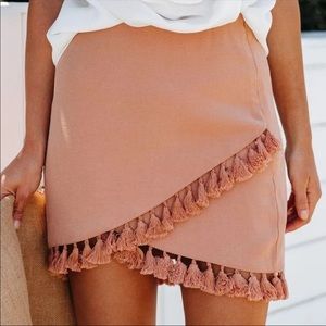 La Casa Tassel Wrap Skirt